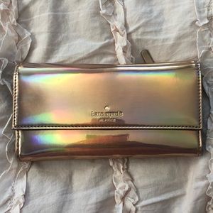 Holographic Kate Spade Wallet w/ Phone Case
